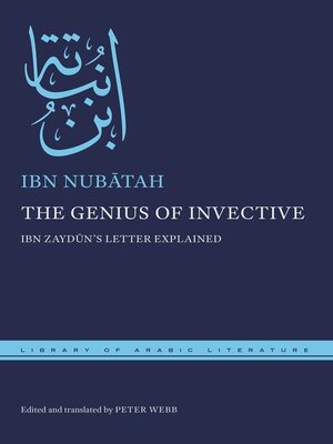 cover image of The Genius of Invective